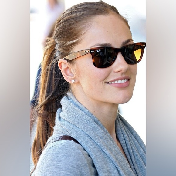 Ray-Ban Wayfarer RB 2140 902 50mm Green Classic G-15 Sunglasses Tortoise 501 - Picture 3 of 14